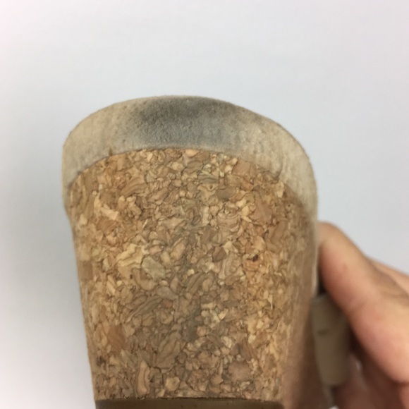 UGG Cork Wedge Leather Sandals - Picture 7 of 8